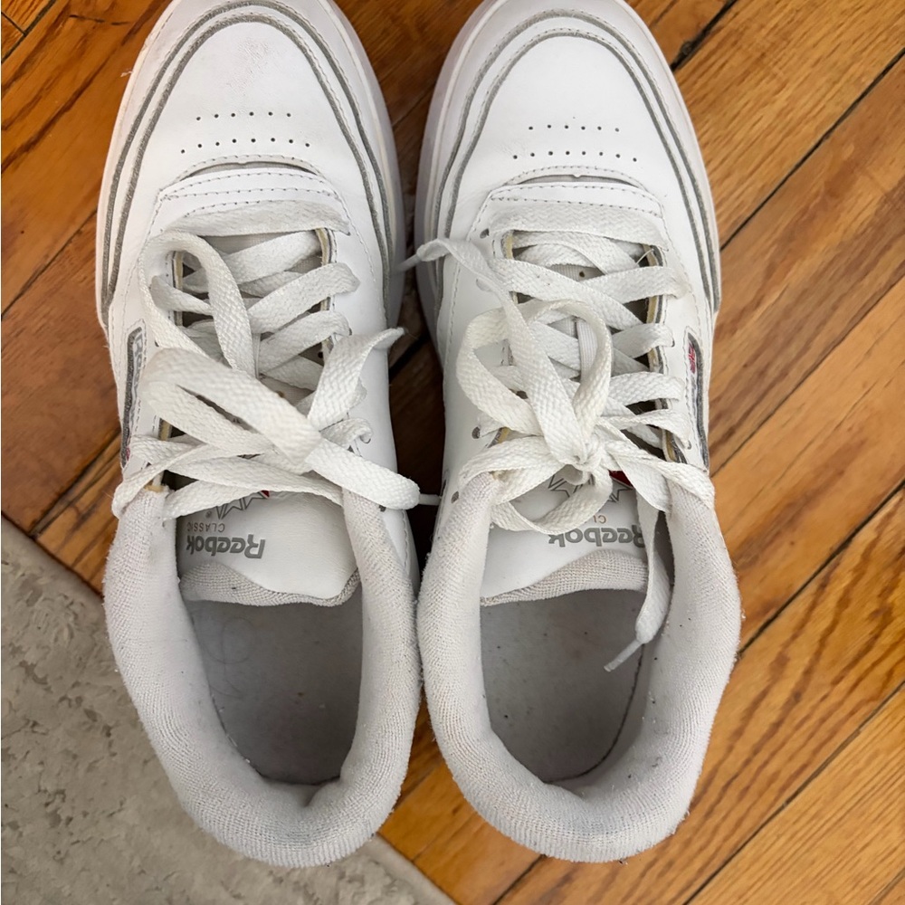 Reebok White Athletic Shoes